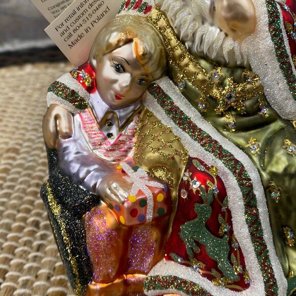 Royal Christmas Zachary Woolley Krystyna Gawlik UCP Ornament Handcrafted Glass - Picture 3 of 16